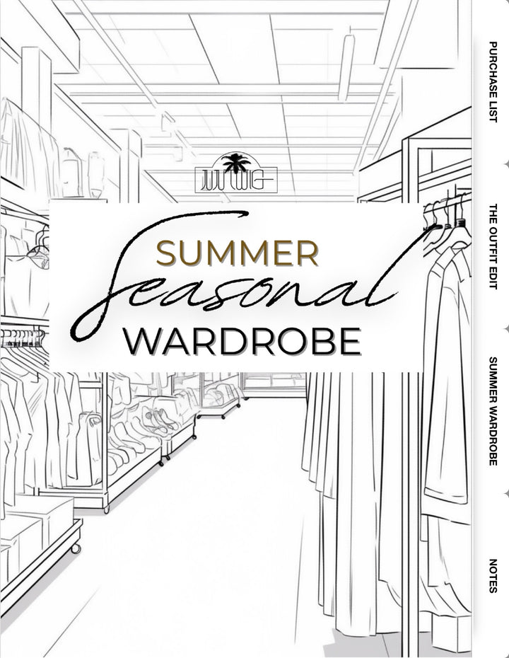 Summer Wardrobe Planner | Digital Shopping Planner | iPad GoodNotes Planner | Seasonal Outfit Organizer | Fashion Planner | Digital Download