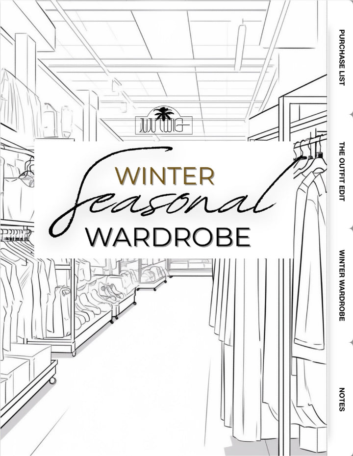 Winter Wardrobe Planner | Digital Shopping Planner | iPad GoodNotes Planner | Seasonal Outfit Organizer | Fashion Planner | Digital Download