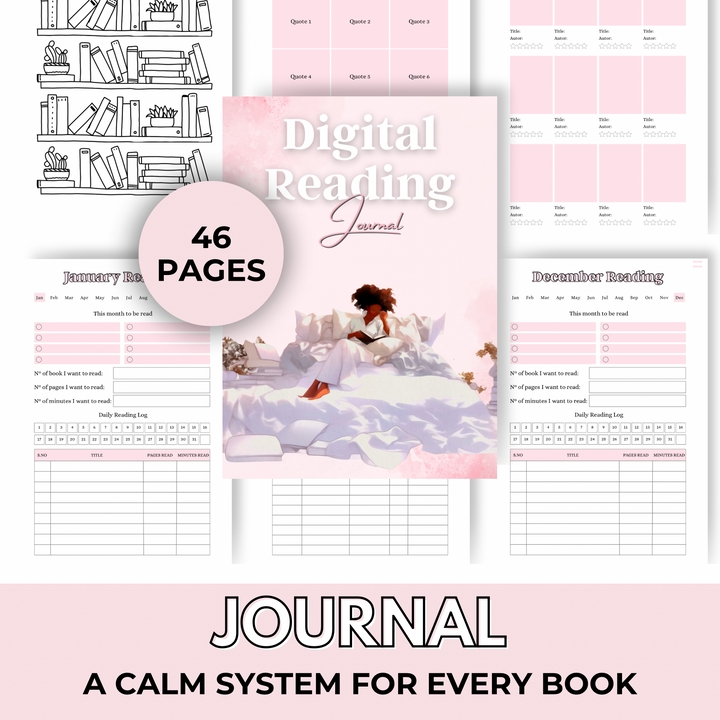 DIGITAL READING JOURNAL | PINK