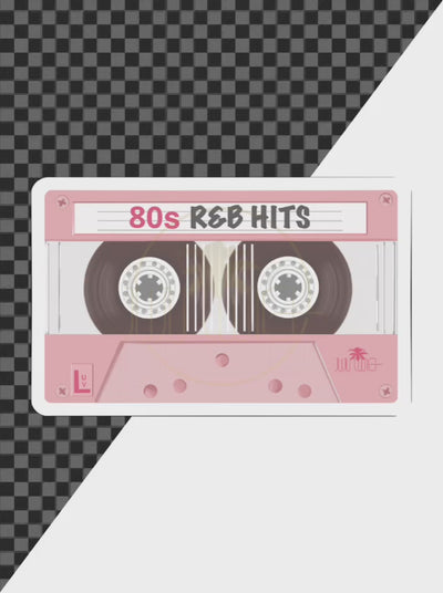 80S & 90S HITS CASSETTE TAPE WITH BORDER